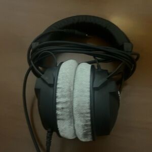 Black and White Over-Ear Headphones